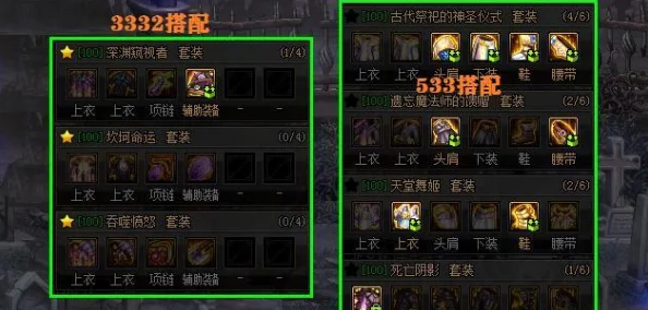 《地下城与勇士》最强套装排行：揭秘当前版本顶尖战力选择！