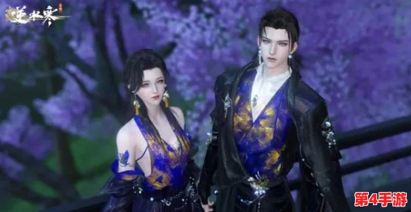 逆水寒手游独家揭秘：暮夜陷落制服系列时装实机展示，暗夜风华尽展江湖魅力