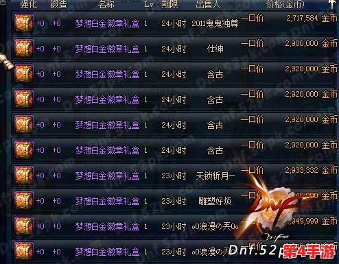 DNF鬼泣白金徽章最优配置指南：详解各部位选择与搭配策略