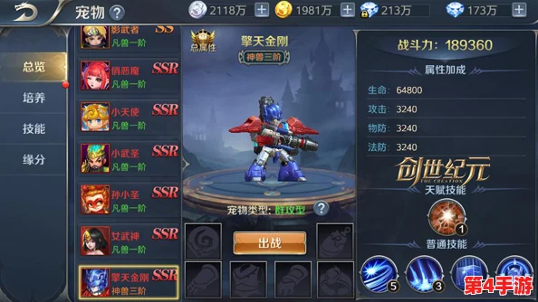 穿越数字纪元：狼人异能觉醒与加鲁鲁兽终极进化轨迹全探索