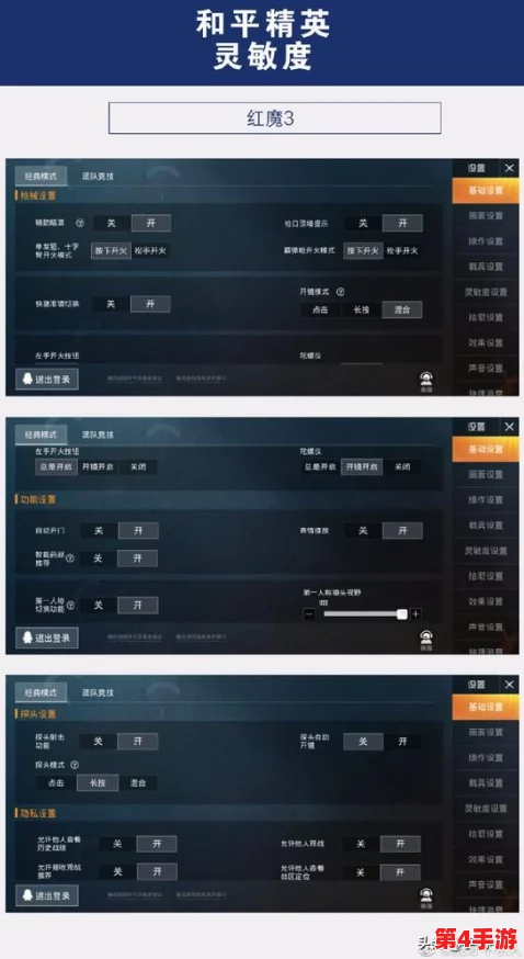 个性化调整和平精英灵敏度：如何找到最稳定的个人专属设置方案