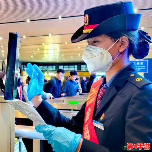 检票员用b检票按尺寸上车，乘客需注意行李大小以免影响顺利通行