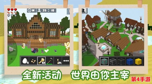《我的世界》手游：创意DIY自动感应门，打造智能家园的实用建造教程