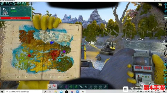 方舟生存进化OL：中心岛全面资源与生物分布指南