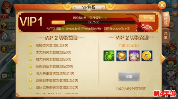 揭秘神仙道VIP4特权：充值门槛与尊享福利全攻略，您需知晓的升级之道！