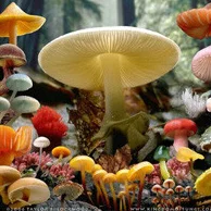 紫黑色蘑菇头顶开花缝，科学家发现其独特生长机制引发生态研究热潮