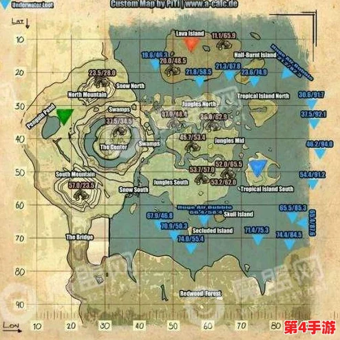 方舟生存进化:焦土地图与原版大小对比,探索更广阔、更严酷的生存领域 方舟生存进化:焦土地图与原版大小对比,探索更广阔、更严酷的生存领域