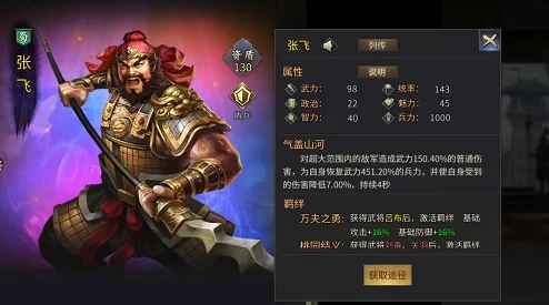 重塑三国霸业：张飞在中的属性与技能深度剖析与价值探讨